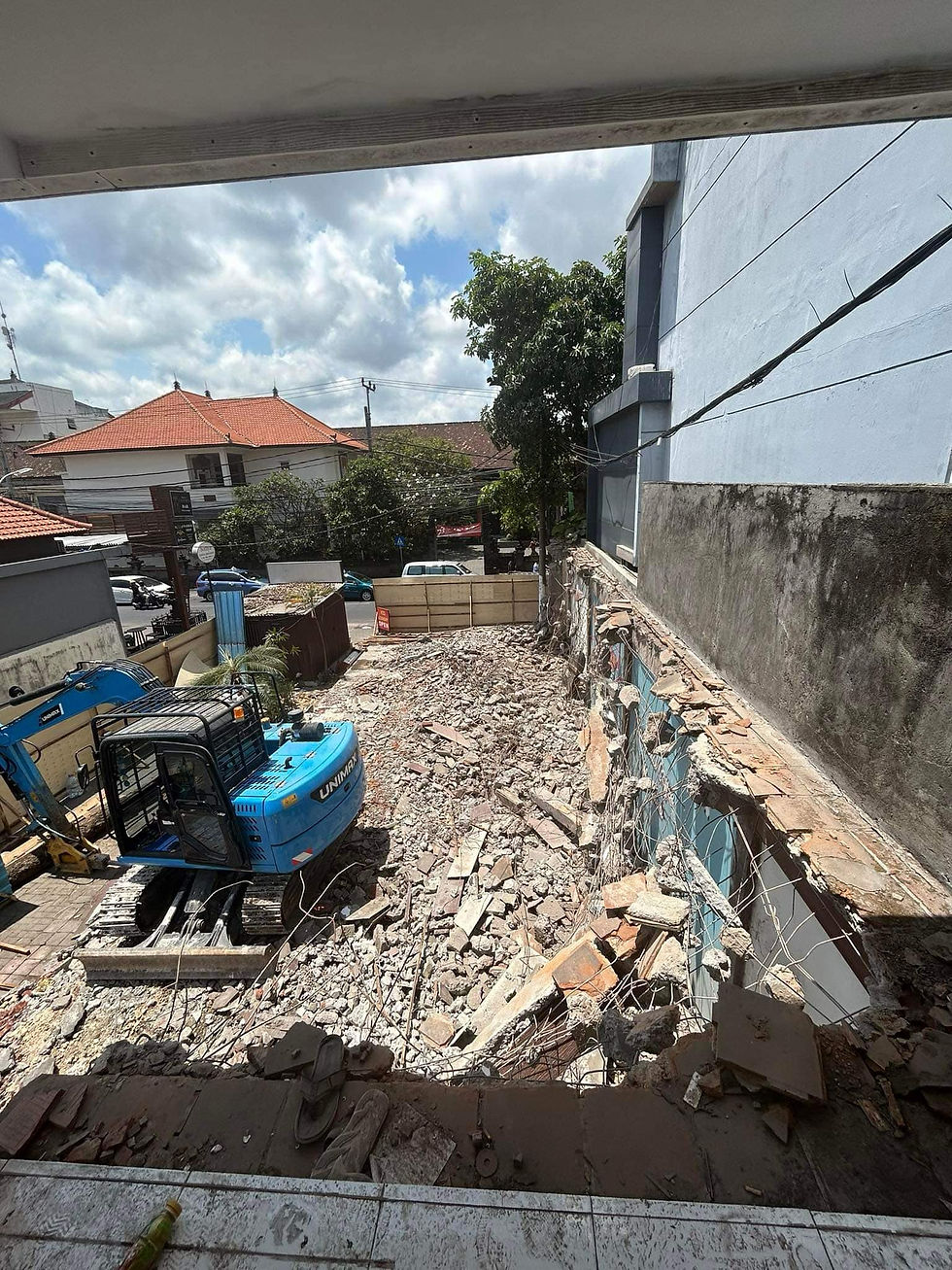 Construction works phase 2