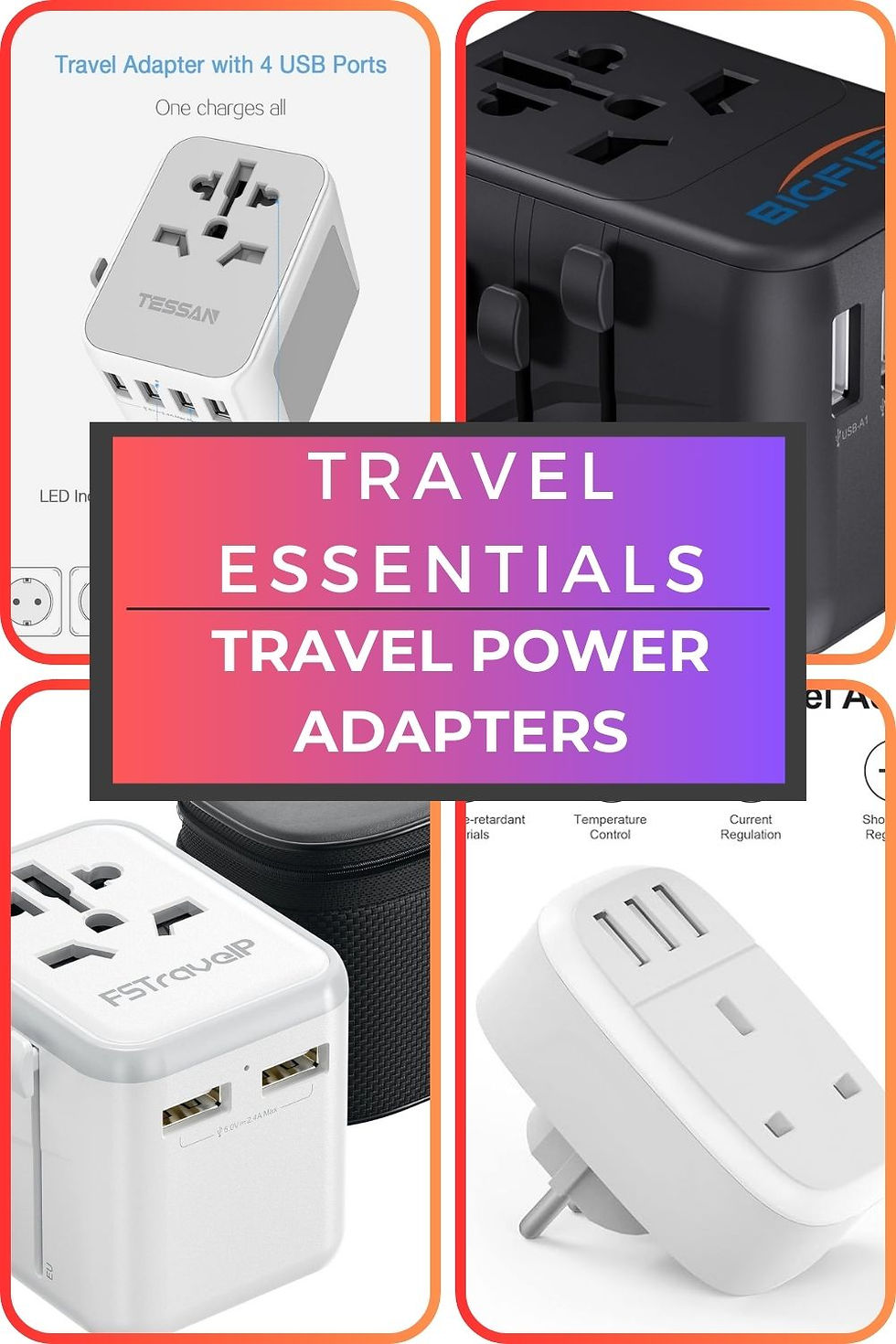 Travel Essentials: Trending Travel Power Adapters