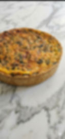 Quiche de espinaca y queso