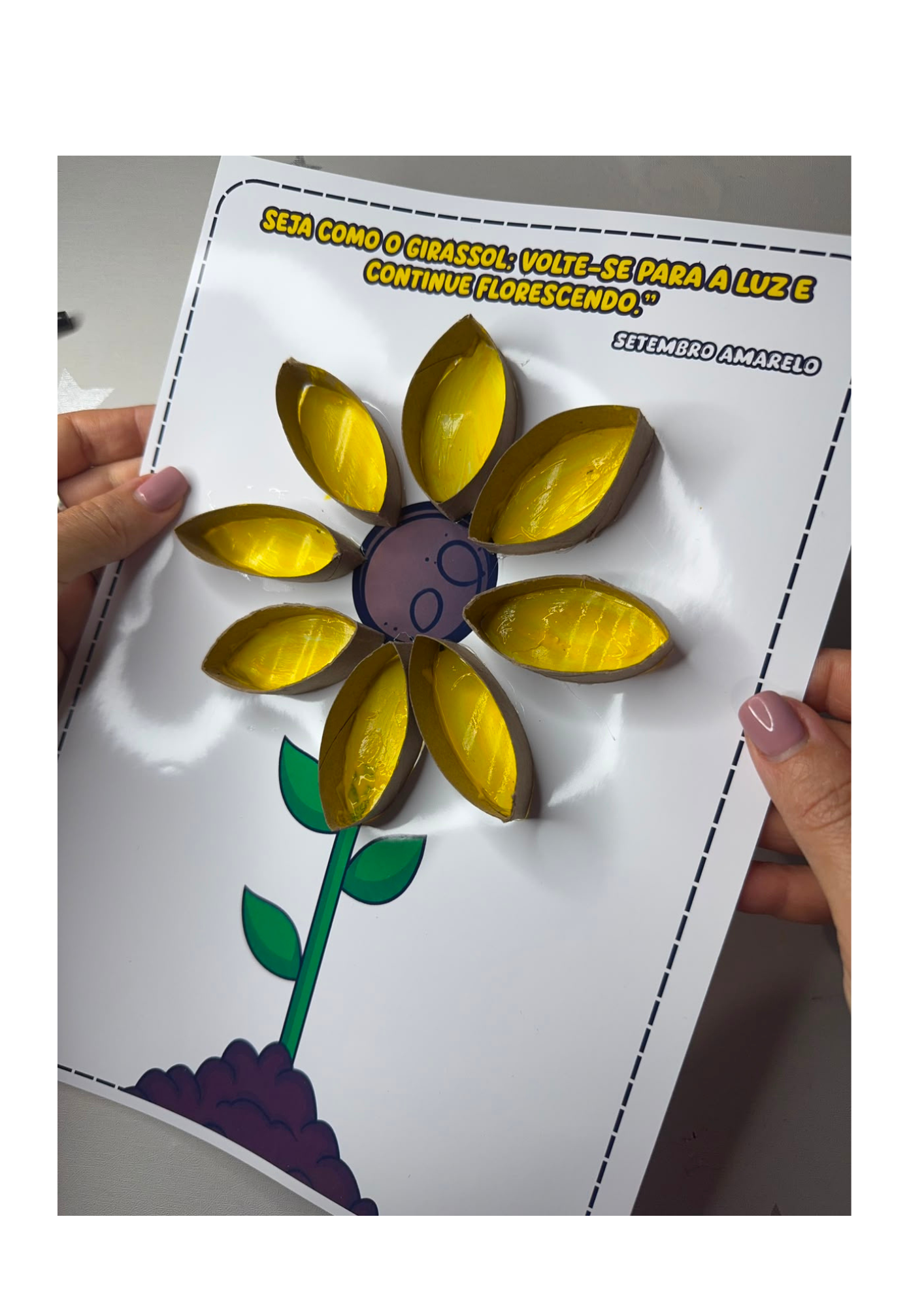 Setembro amarelo - girassol