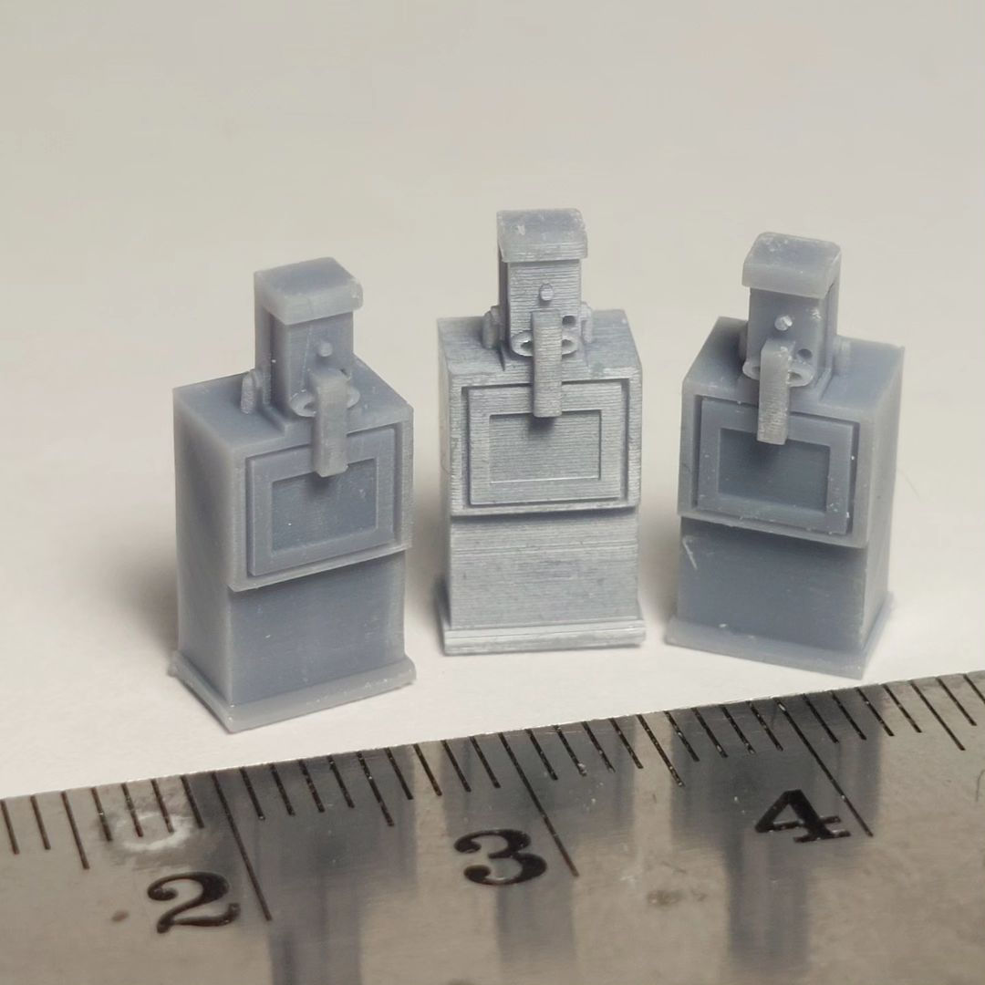 3pc 1970s Newspaper Box