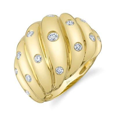 0.51CT 14K Y/G DIAMOND LADY'S RING