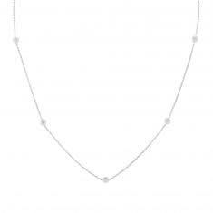 0.28CT DIAMOND BY THE YARD CHAIN 14K WG