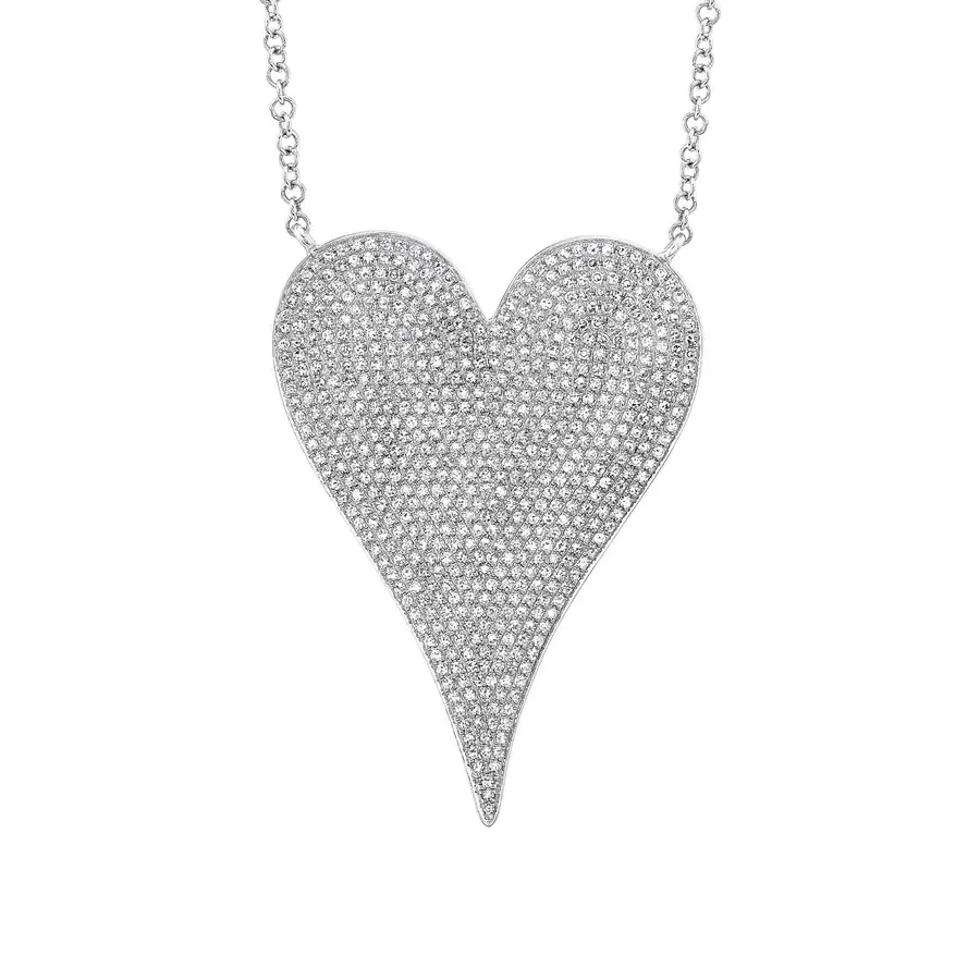 1.42CT DIAMOND HEART NECKLACE