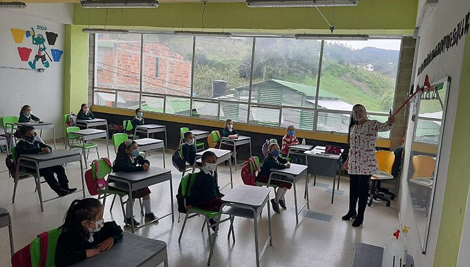 92% de los colegios boyacenses ya retornaron a la presencialidad