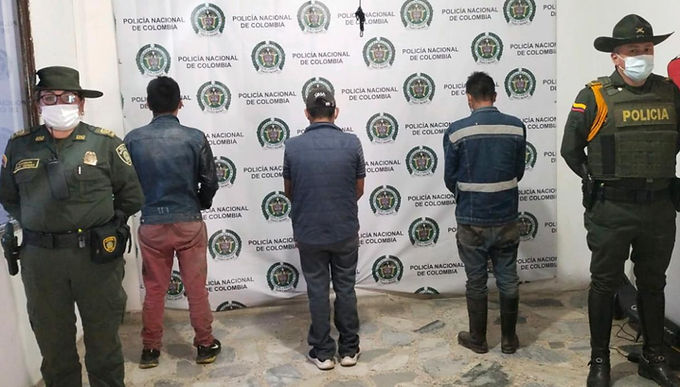 Capturas por minería ilegal en Tópaga