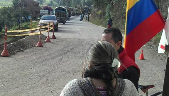 Empezaron las manifestaciones en Santa Rosa