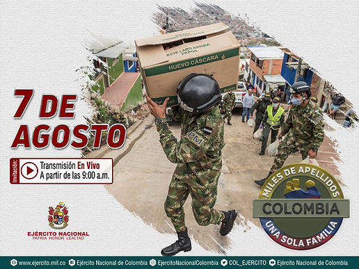 Todo listo para la ceremonia del 7 de agosto