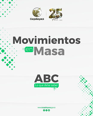 ABC Lo que debes saber sobre los movimientos en masa