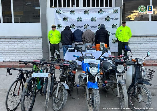 Cárcel para cuatro presuntos integrantes de ‘´Los lágrimas’ señalados de varios hurtos a residencias en Boyacá