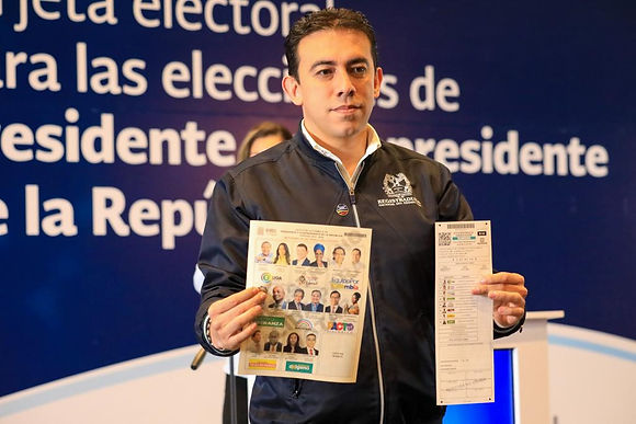 Así quedó el tarjetón para las presidenciales