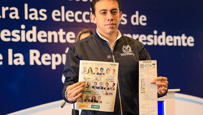 Así quedó el tarjetón para las presidenciales