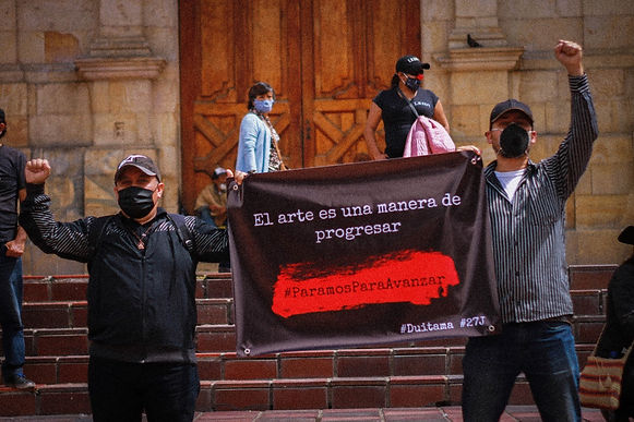 ‘No somos limosneros’ dicen los artistas de Duitama