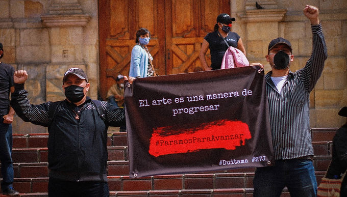 ‘No somos limosneros’ dicen los artistas de Duitama