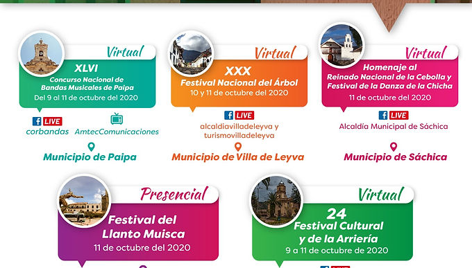 Agéndese para las fiestas virtuales