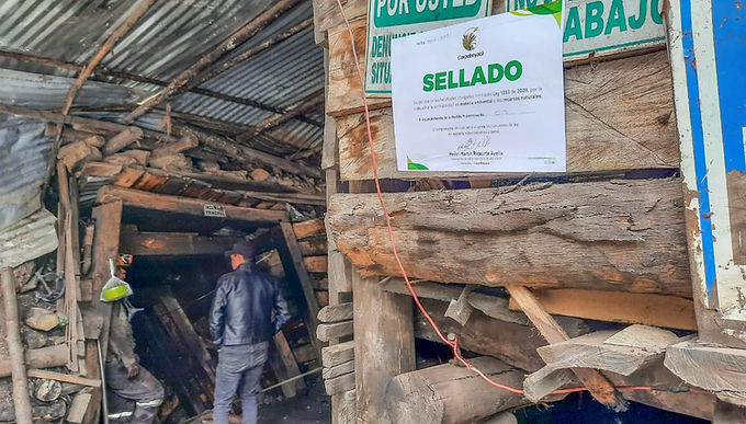 Cerradas cinco minas en Samacá
