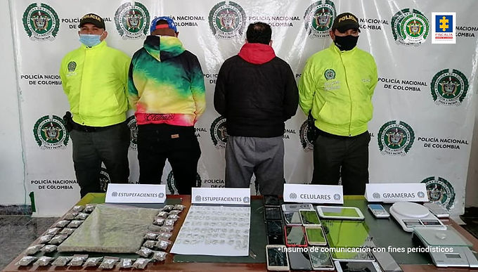 Capturados y judicializados presuntos traficantes de estupefacientes en Boyacá