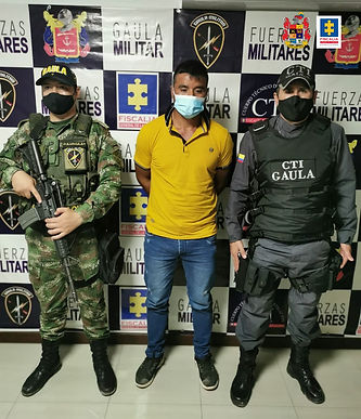A la cárcel alias Jheferson quien, al parecer, extorsionaba a nombre del ELN