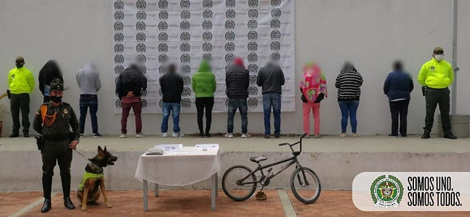 Doce personas ponían a tambalear la seguridad de Duitama