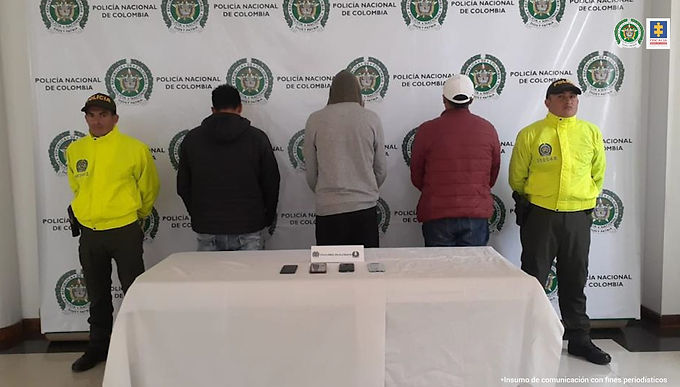 Asegurados los GT, al parecer, encargados de hurtos en viviendas en Boyacá