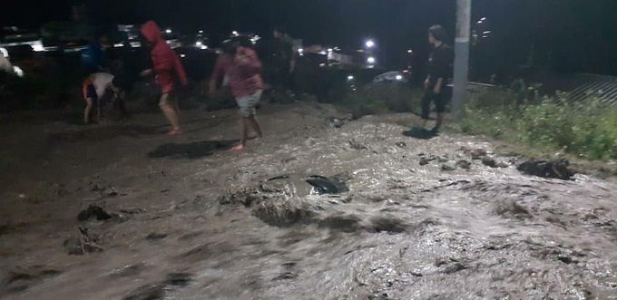 El Espino vivió fuerte granizada