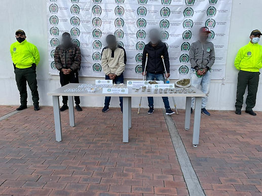 Cuatro extranjeros y un colombiano tenían en vilo la seguridad de Duitama