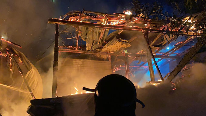 Un incendio consumió tres viviendas en Muzo