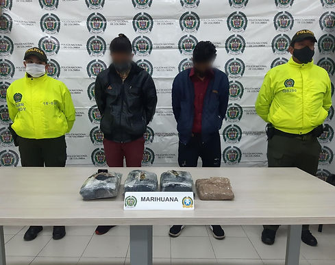 3.907 gramos de marihuana fueron incautados