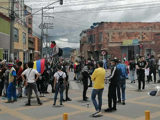 Cuatro capturados por delito en bien ajeno en el marco de la jornada de protesta