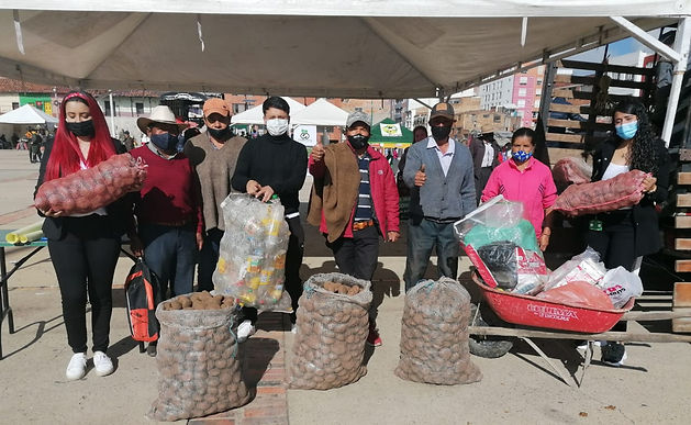 9.692 kilos de papa se entregaron en Tunja