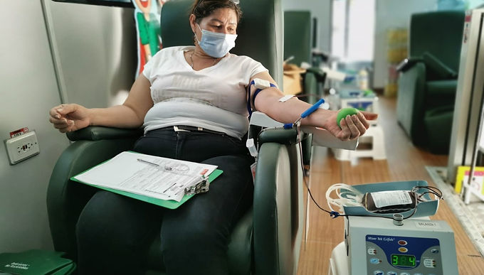Agéndese para donar sangre en mayo