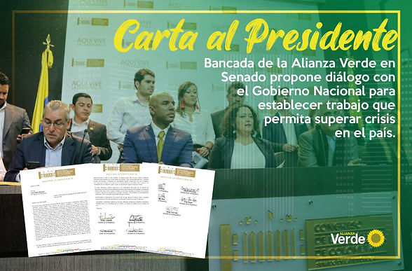 Carta abierta de ‘los verdes’ a Duque