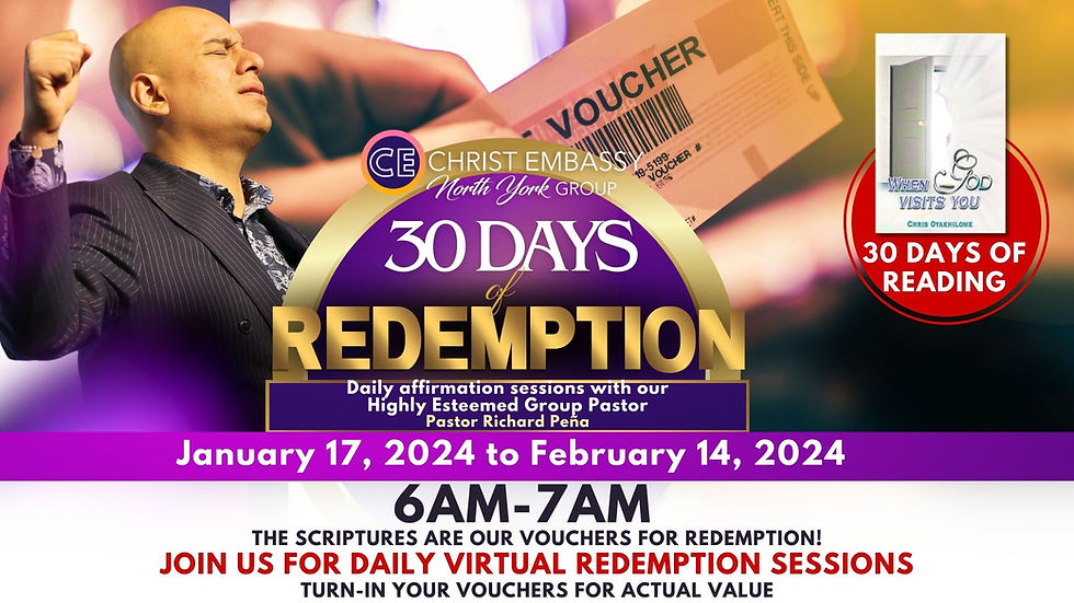 30 DAYS OF REDEMPTION