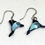 Thumbnail: Glass dolphin necklace, dolphin jewellery, silver dolphin necklace