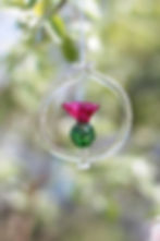 Pi nk hanging thistle