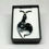 Thumbnail: Glass heart pendant, marbled glass heart, heart necklace, glass heart