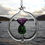 Thumbnail: Purple Hanging Thistle Decoration