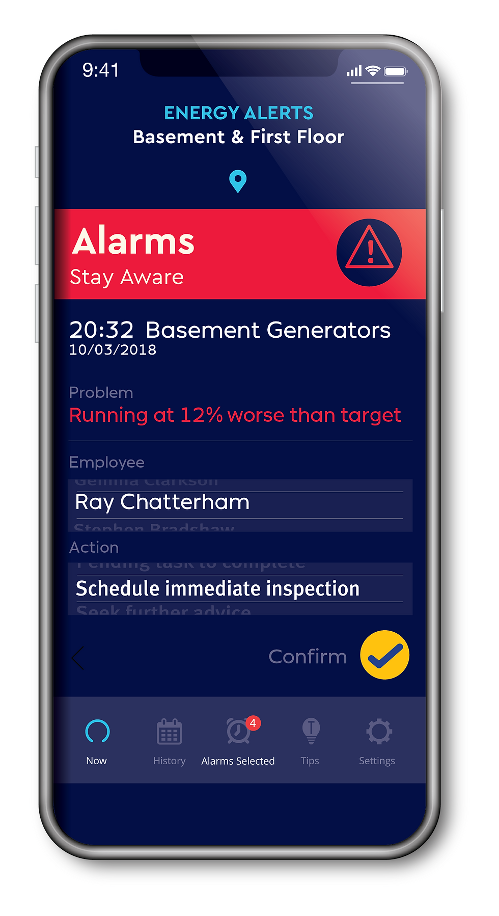 Mobile Alert Straight On