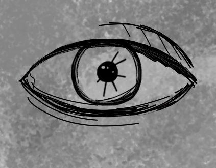 Gif of Animated Eye Icon Concept