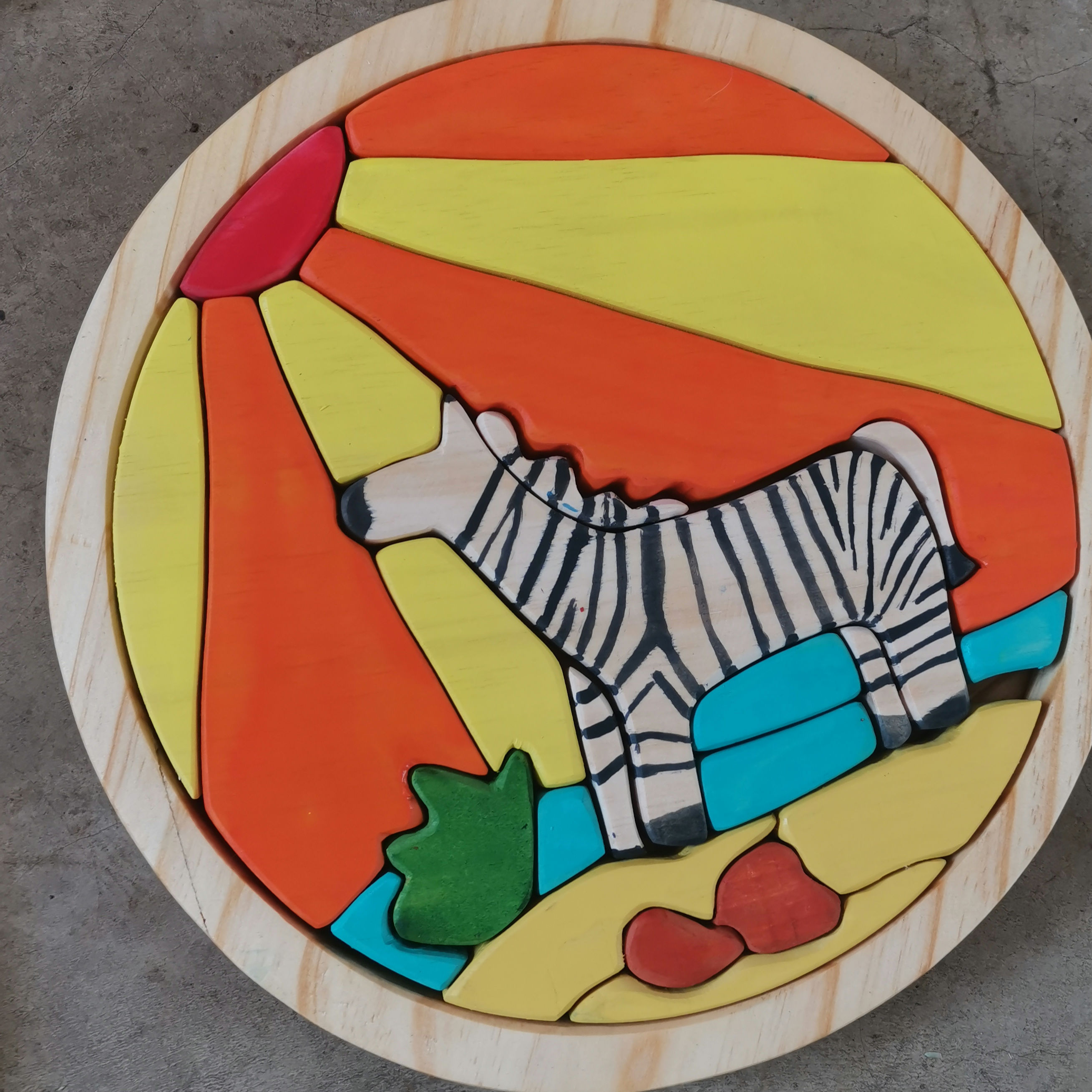 Zebra Sunrise Puzzle