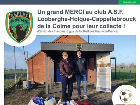 Collecte de matériel dans le Nord