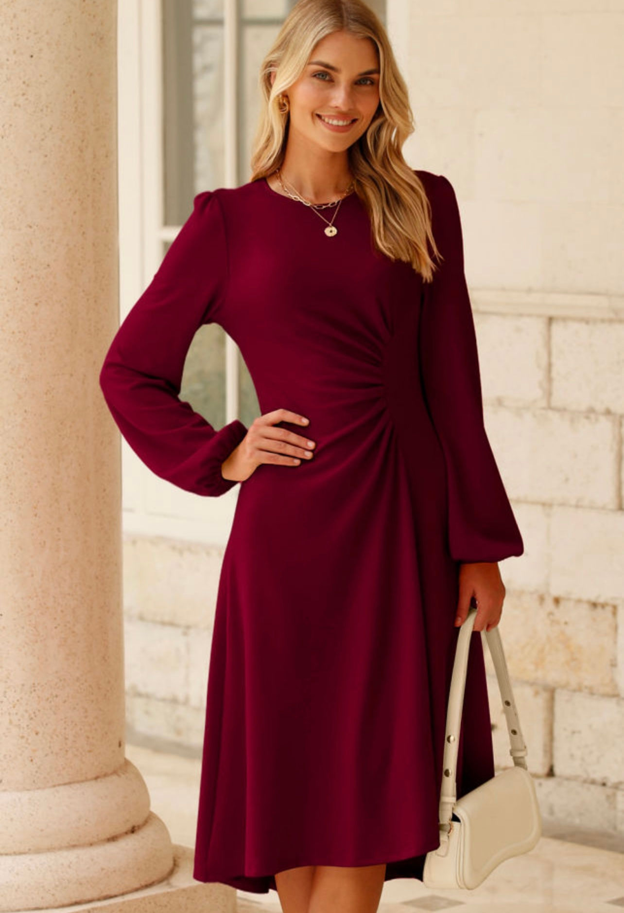 Sleeve midi Dress 