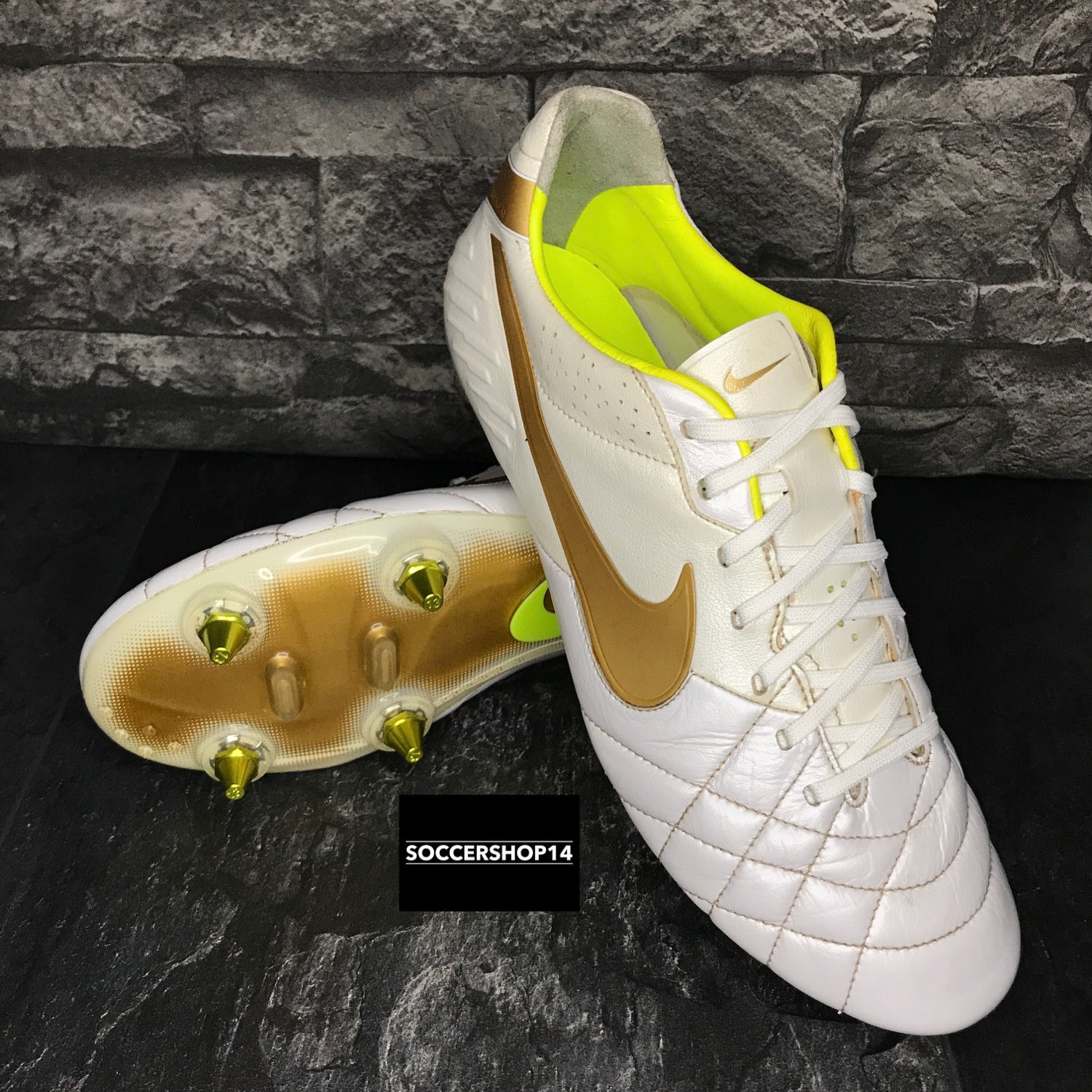 Nike Tiempo Legend V SG white/gold 454330-177
