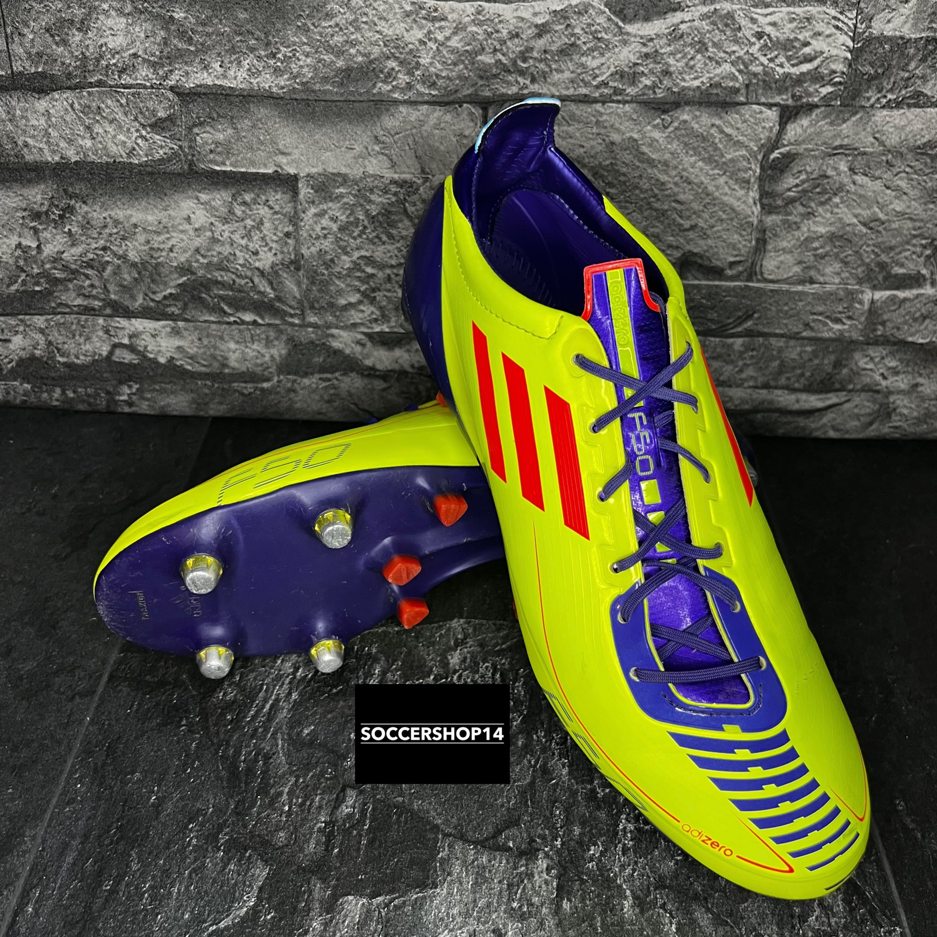 Adidas Adizero F50 SG yellow/purple G40348