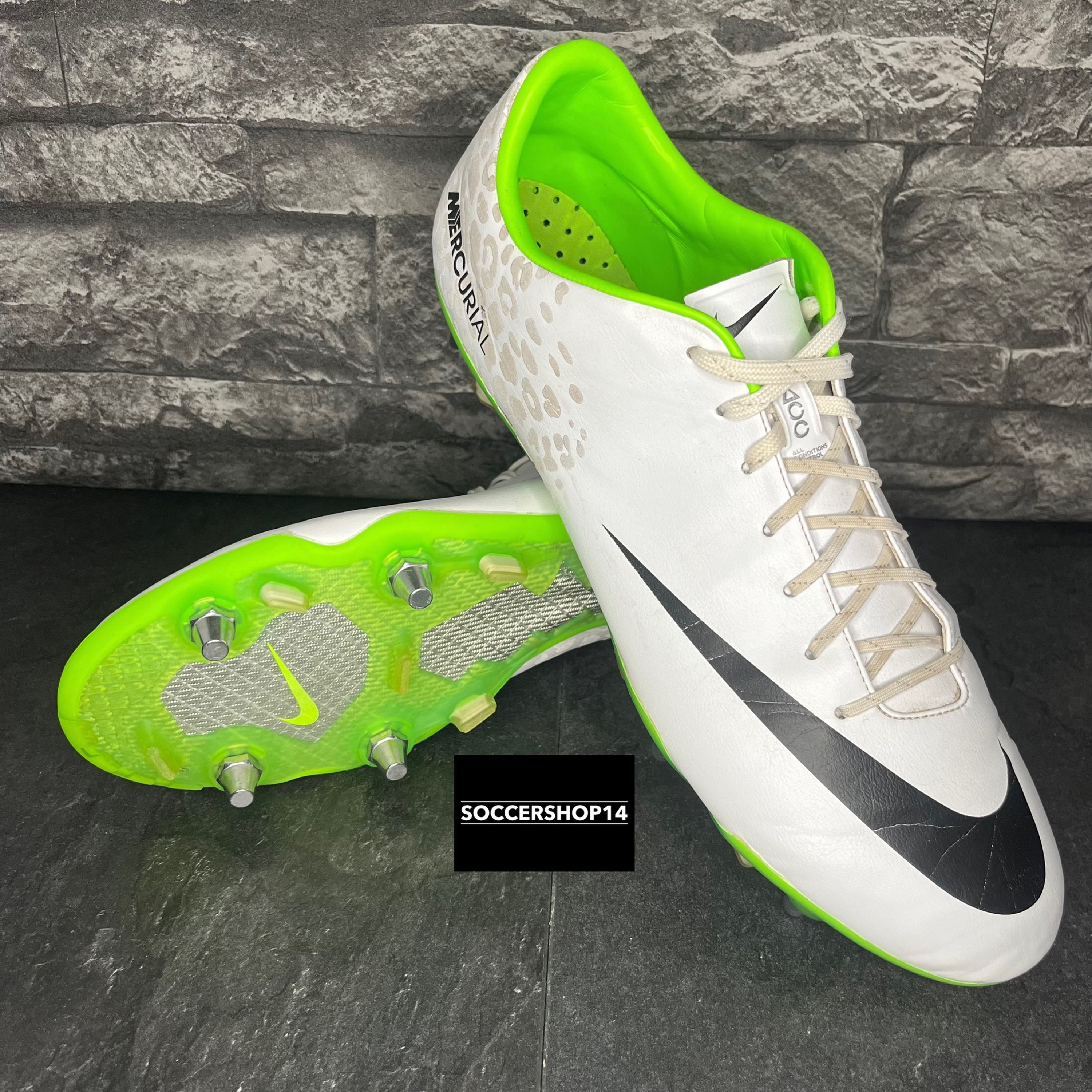 Nike Mercurial Vapor IX SG platin/black/green 631320-103