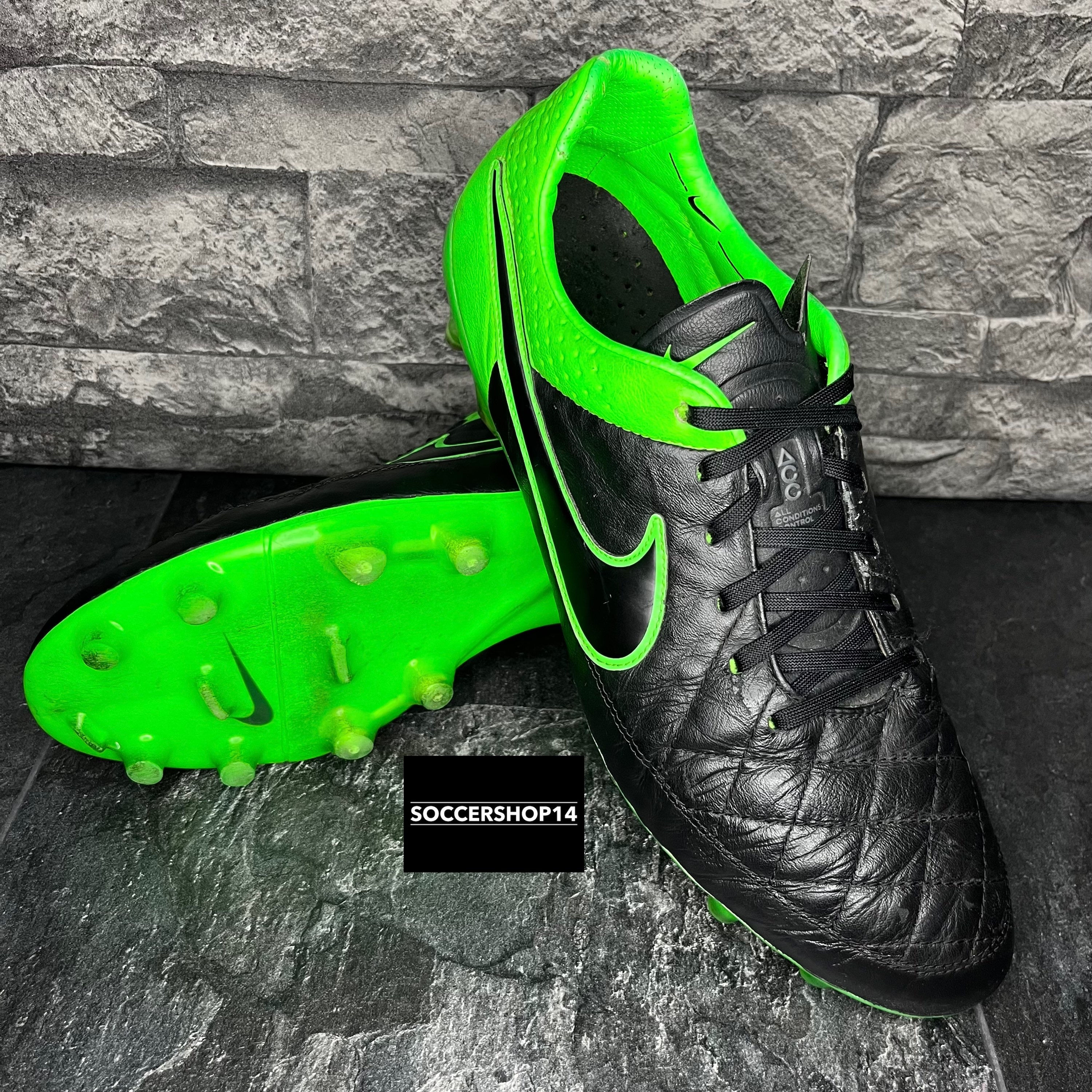 Nike Tiempo Legend V FG black/green 631518-003