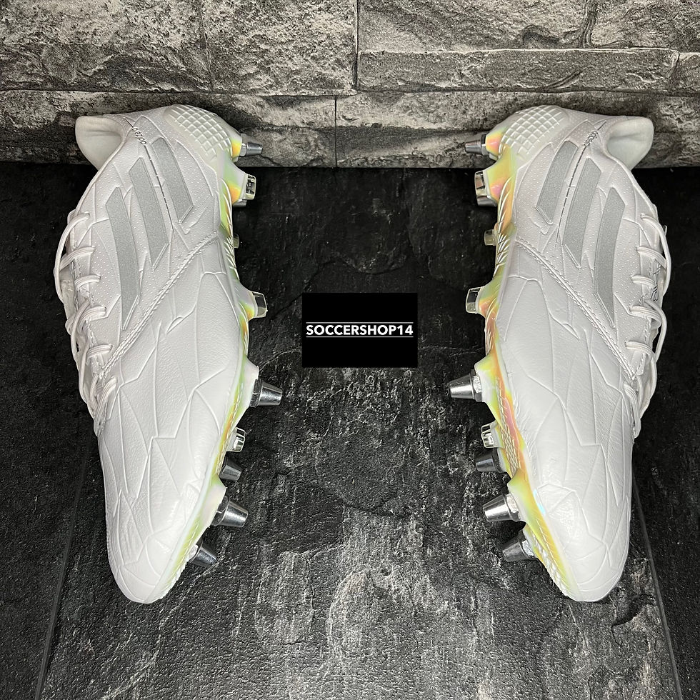 Thumbnail: Adidas Adizero F50 IV SG white/grey GX3911 leather