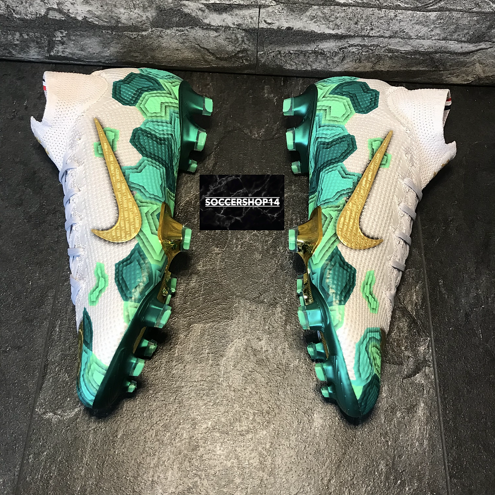Miniaturbild: Nike Mercurial Superfly VII 7 Elite FG KM Mbappe x Bondy grey/green CT1099-093