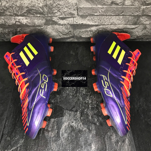 Adidas Adizero F50 FG purple/yellow/orange leather G40336