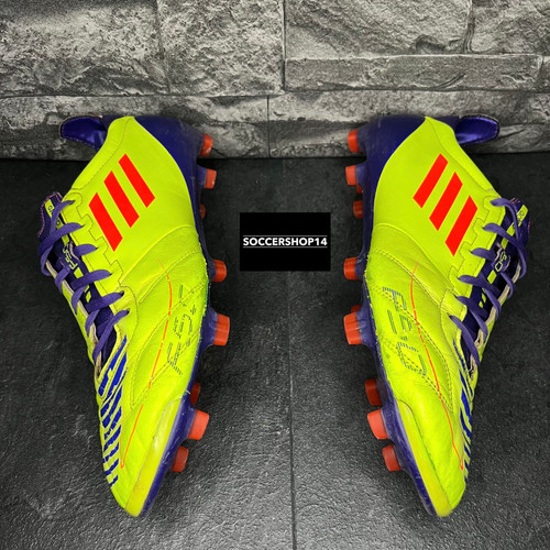 Adidas Adizero F50 FG yellow/purple/orange leather G40337